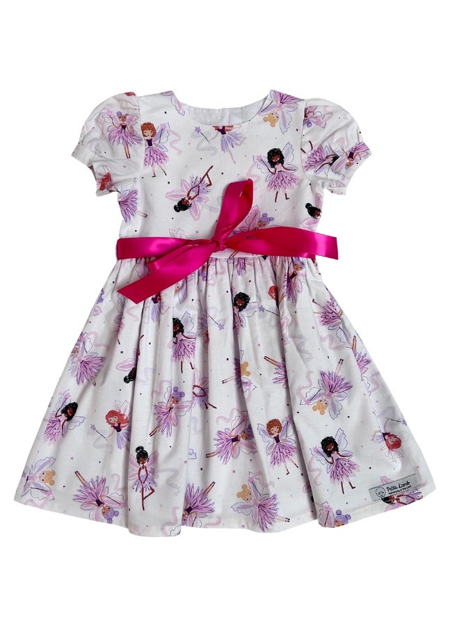 Petite Lamb Boutique pure cotton Fairy Glitter Dress - Image 3